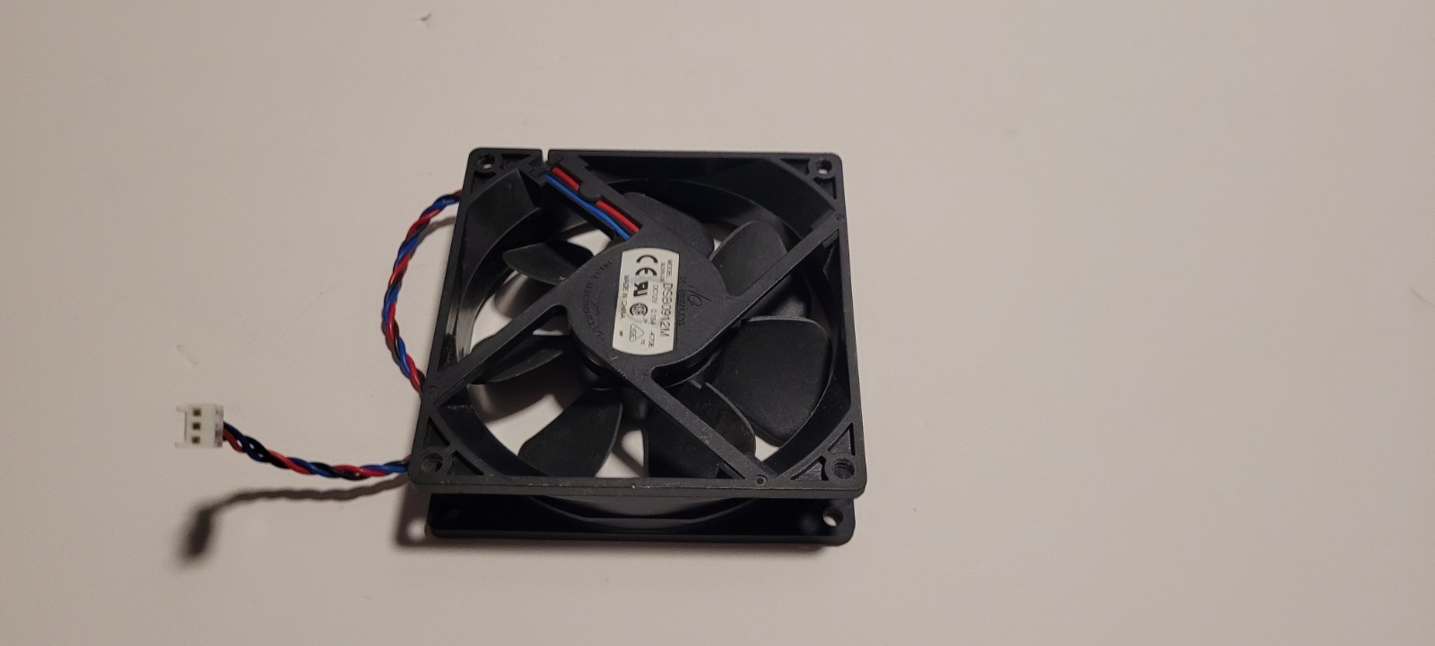 Delta DSB0912M 92mm 12V Cooling Fan – 3-Pin DC Brushless – Tested Working – Used