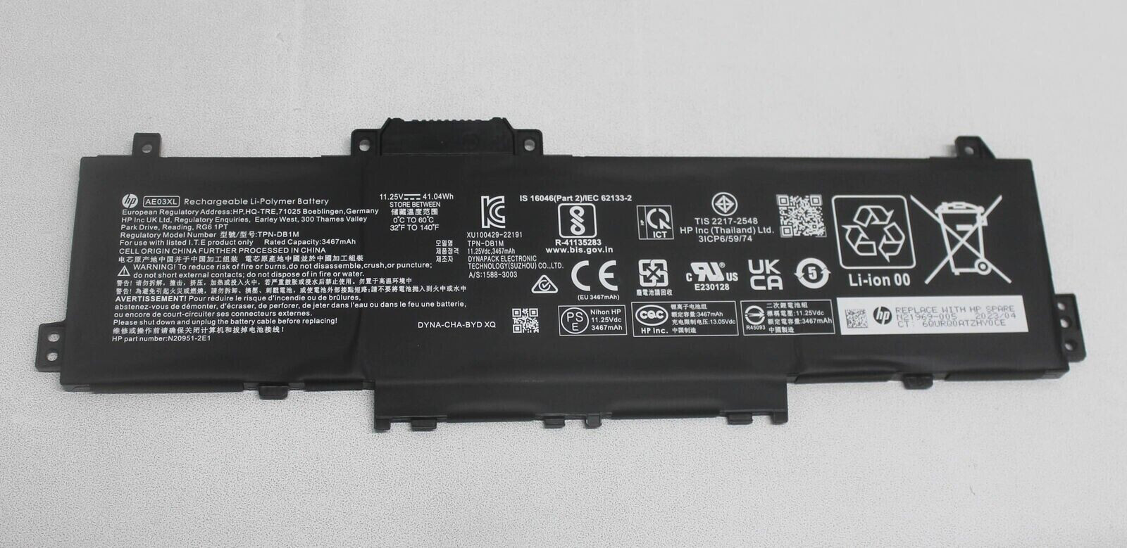 HP 15-FD0083WM HP 15-FC 15Z-FC LAPTOP  15.6"  BATTERY AE03XL N21969-005