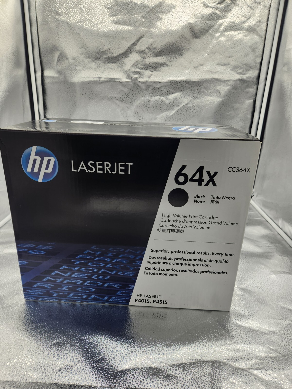 New Genuine HP 64X Black Dual Pack High Volume Toner Cartridges CC364X 