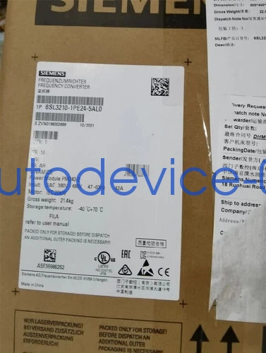 6SL3210-1PE24-5AL0 new Siemens SINAMICS G120 P0wer M0dule 6SL3210-1PE24-5AL0