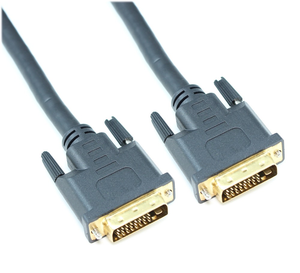 35ft DVI-D Dual Link Digital Cable Male to Male Gold Plated 26AWG
