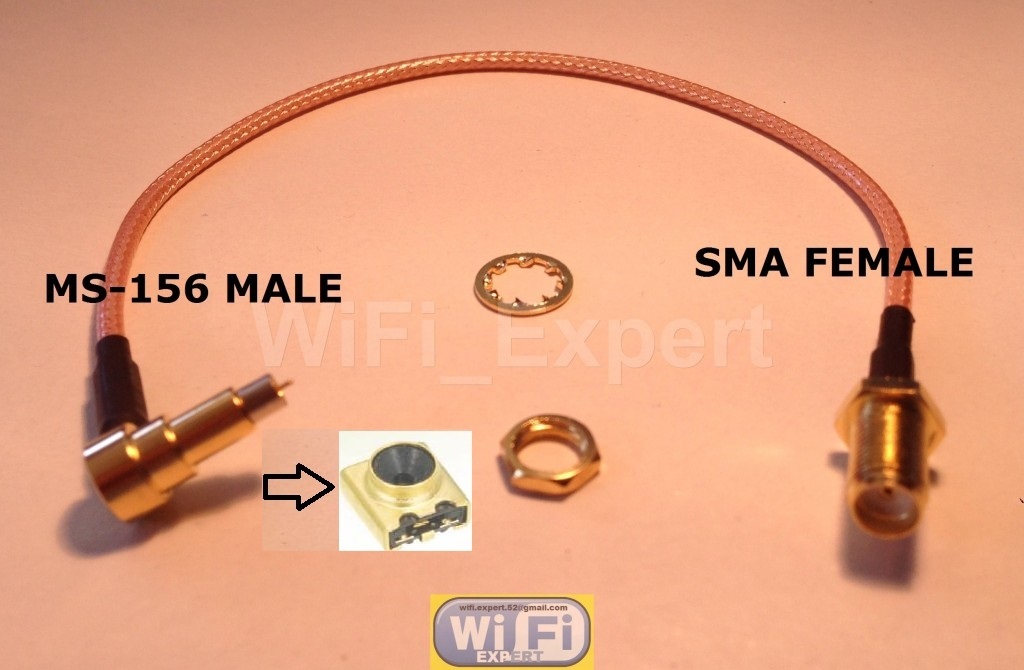 1 x 8 inch SMA Female to MS-156 Male Pigtail Coaxial RF MS156 Cable RG316 USA
