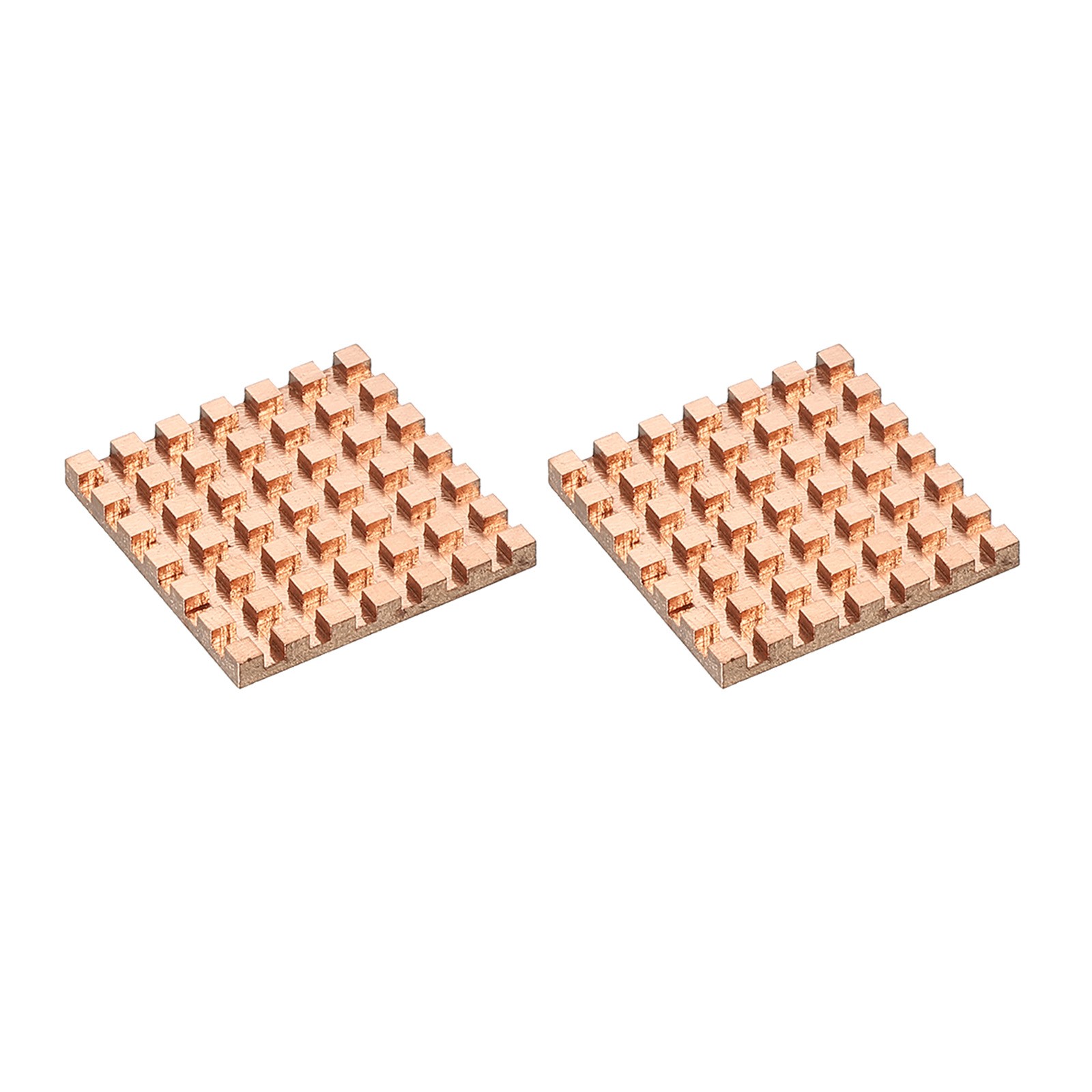 2Pcs Heatsink Kit Pure Copper 30x30x3mm for IC MOS with Thermal Pads