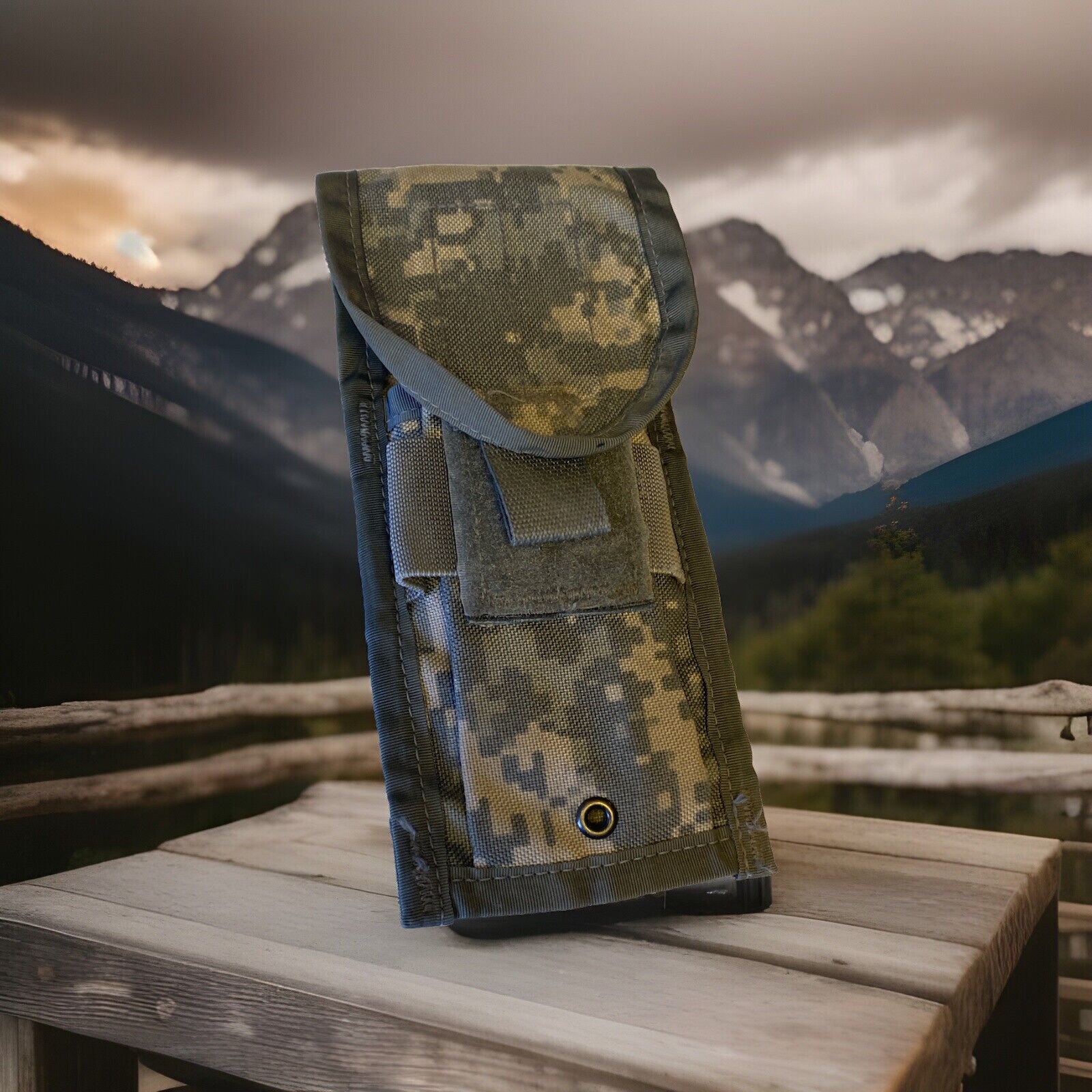 Us Army ACU Digital Camouflage Nylon Waterproof Phone Pouch Survival Outdoor Bag