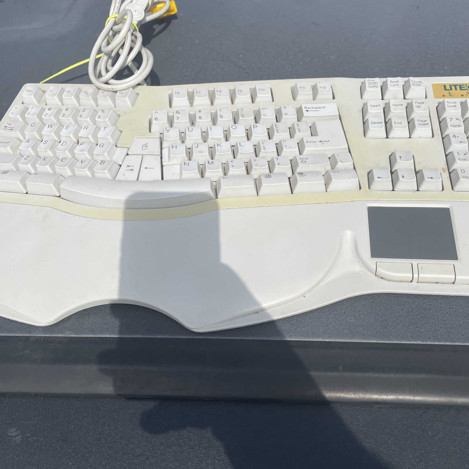 Vintage LITEON SK-6000 Ergonomic Split Keyboard UNTESTED