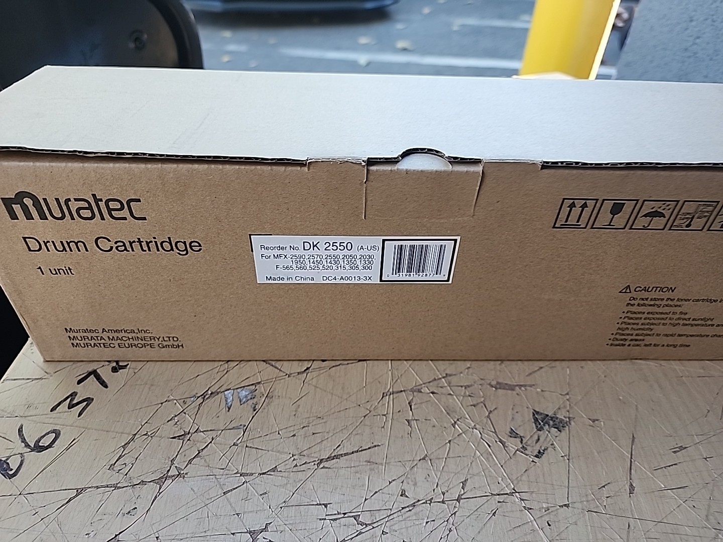 New Genuine Muratec DK 2550 Drum Cartridge  MFX-2590 F-300 F-565 Factory Sealed