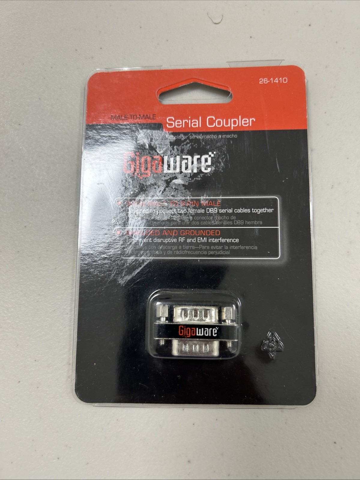 GigaWare Male-To-Male Serial Coupler Brand New