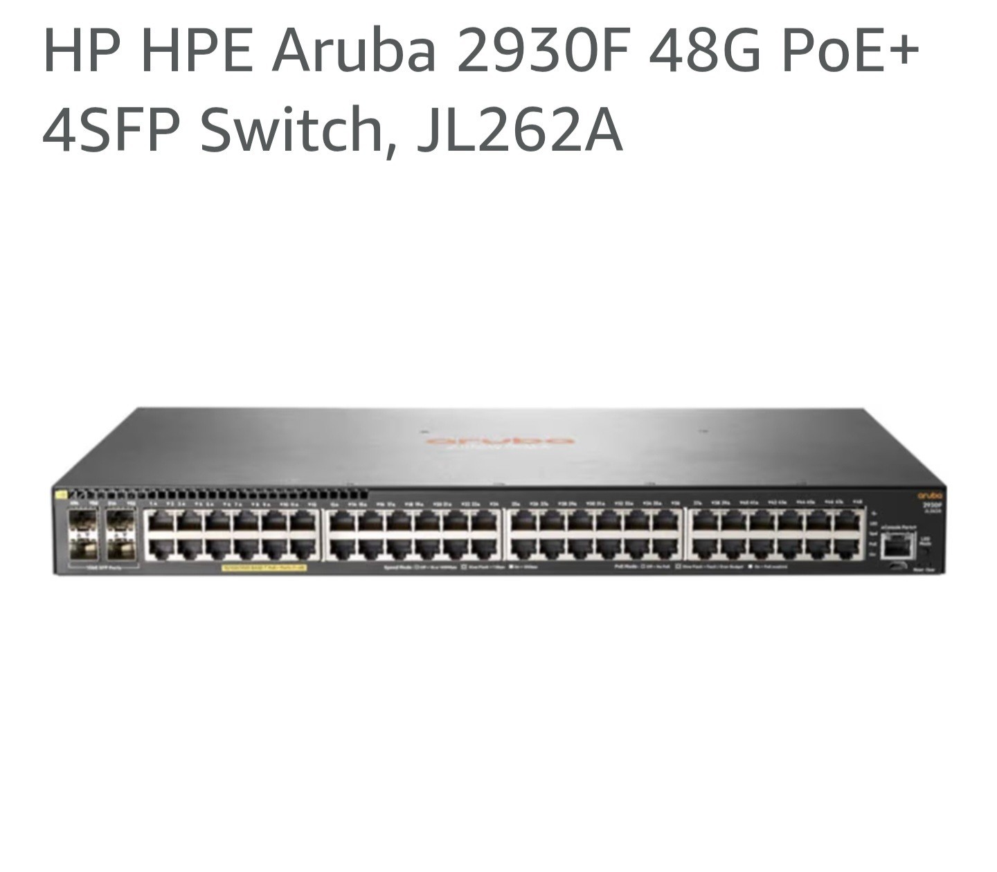 HP Aruba 2930F 48 ports POE + Switch