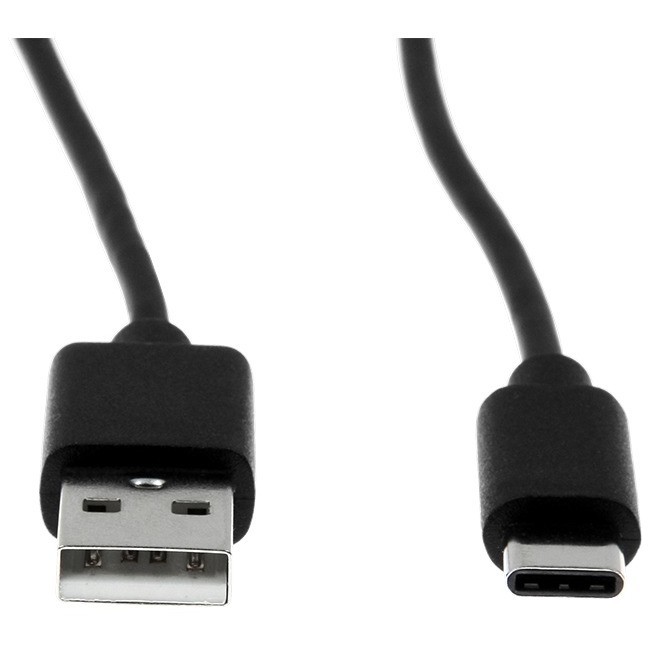Rocstor Y10C144B1 3ft USB-C to USB-A Cable M/M USB 2.0 Black