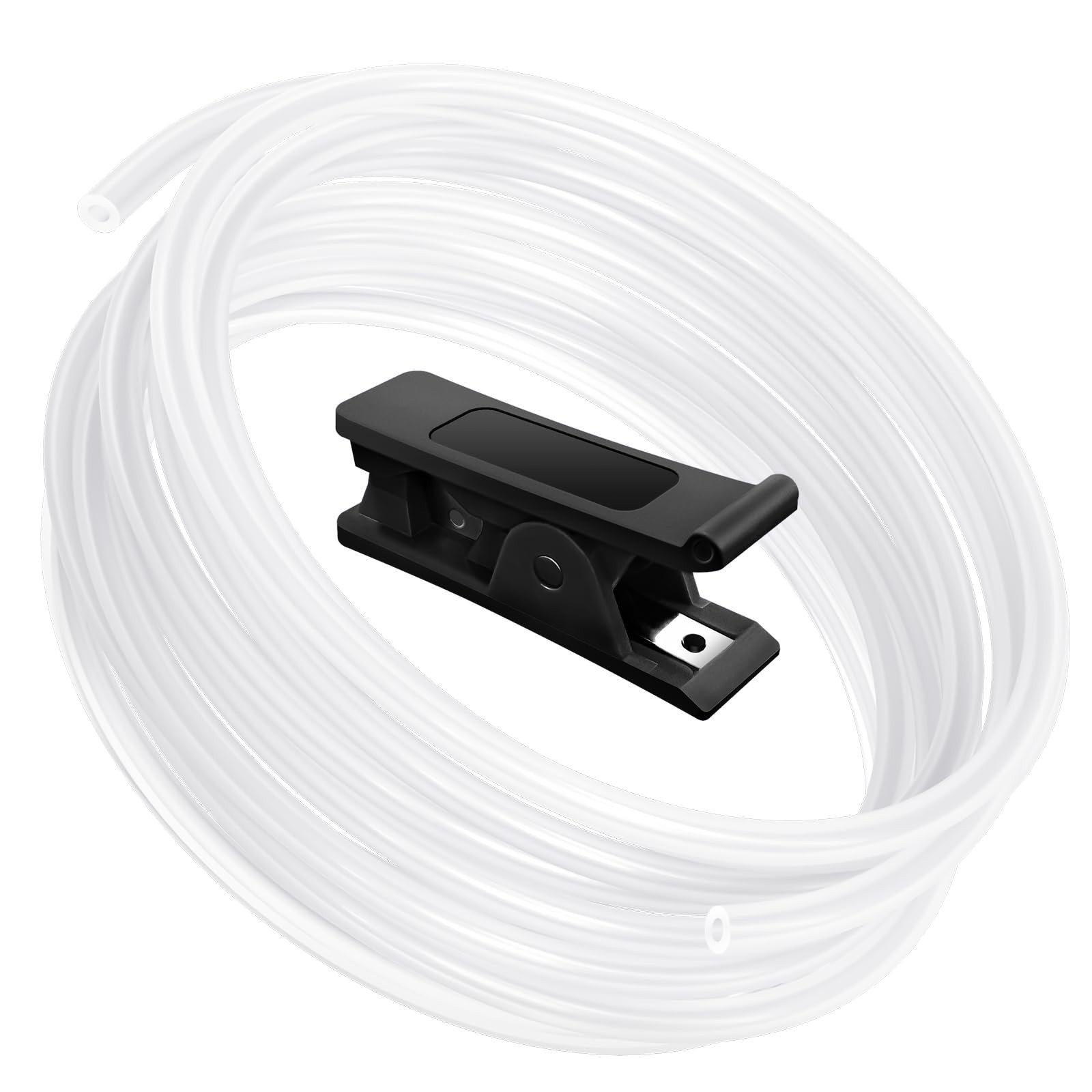 PTFE Tubing 2.5mm ID x 4mm OD | 16.4ft with Cutter | 3D Printer Compatible Tubin
