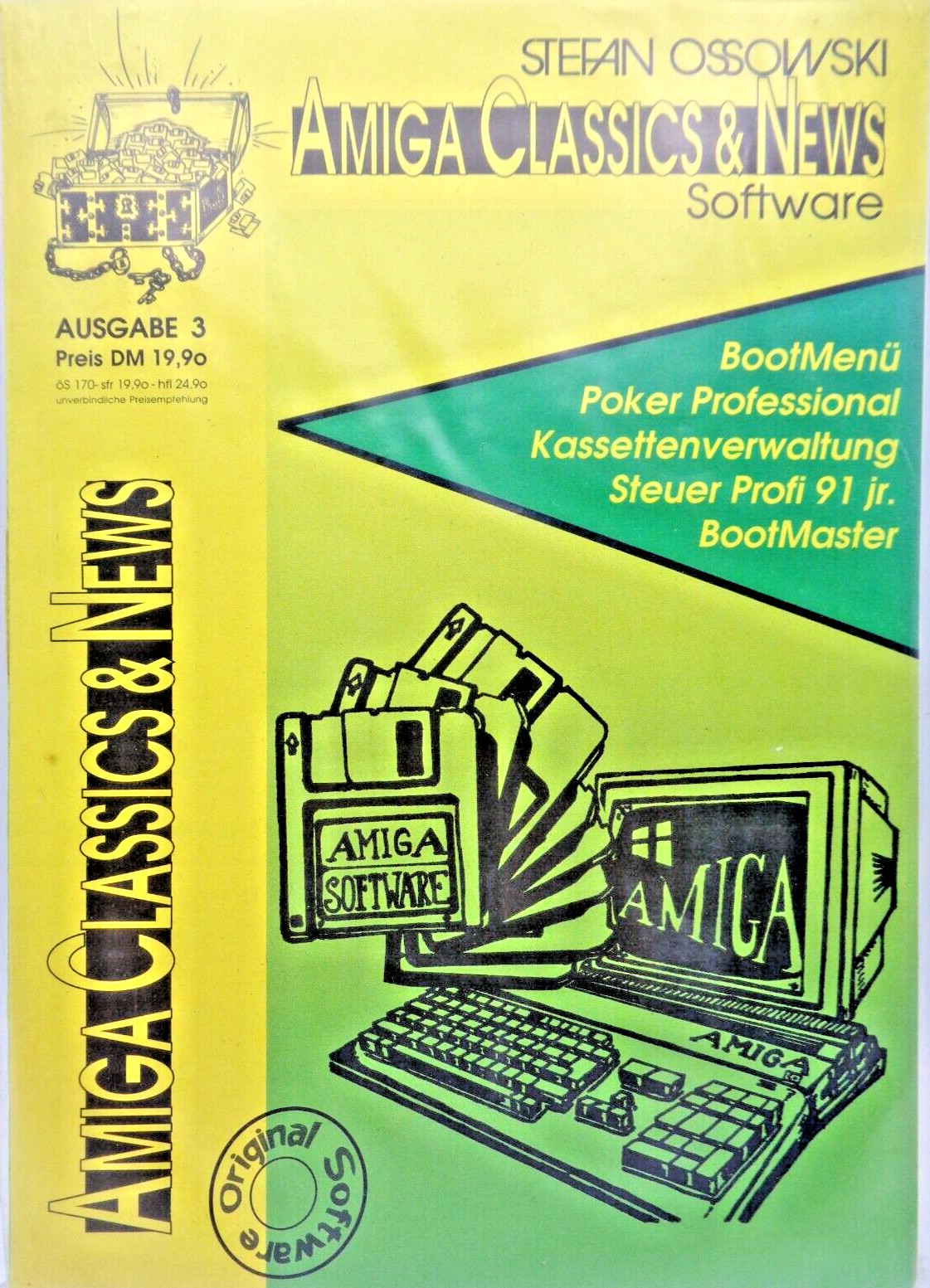 COMMODORE AMIGA -- AMIGA CLASSICS & NEWS ISSUE 3 (DISK MAGAZINE) #NOS #SEALED