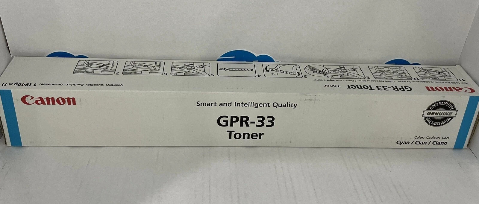 Canon GPR-33 Cyan 2796B003AA OEM Toner Cartridge For C7055 C7065 C7260 C7270 New