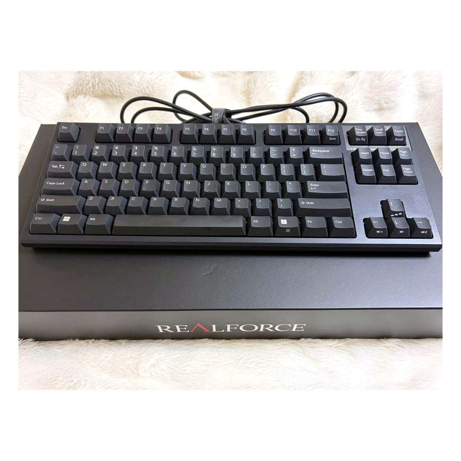 Topre REALFORCE R3S R3SD13 US Layout Tenkeyless 30g Capacitive Keyboard USED
