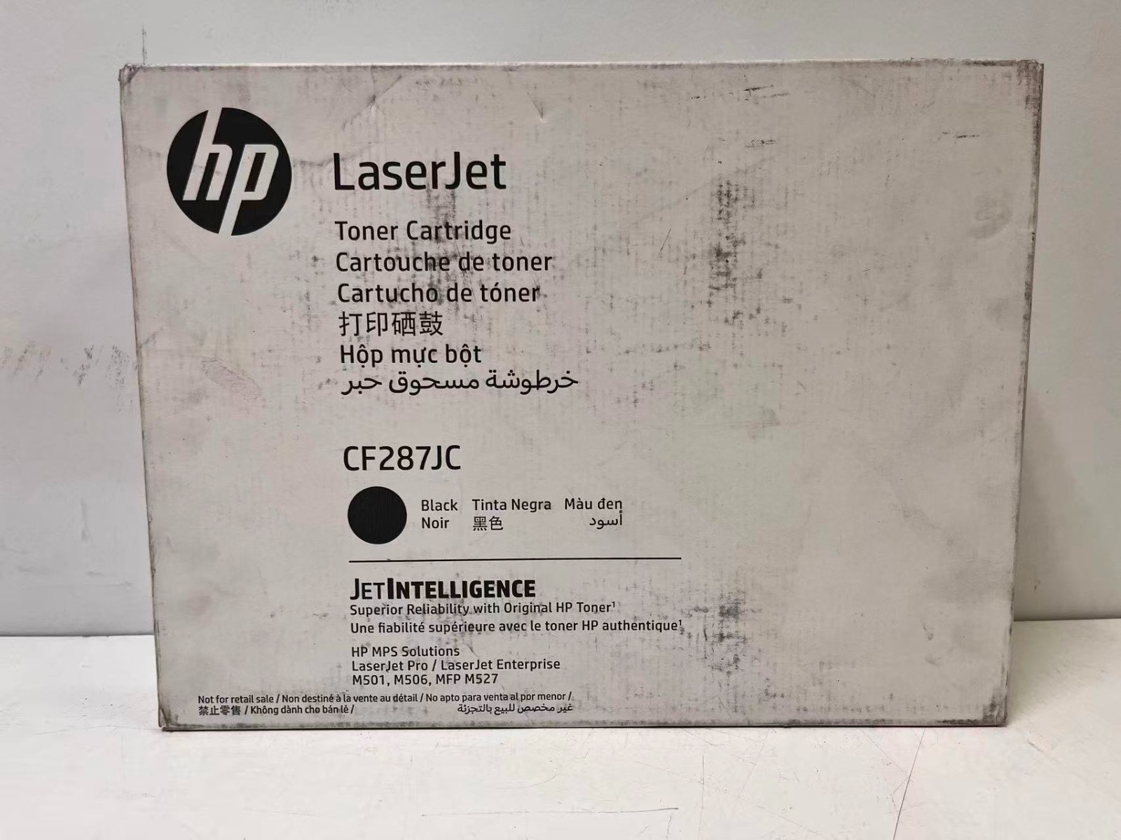 Genuine HP 87J Black High Yield Toner Cartridge CF287JC damage box sealed