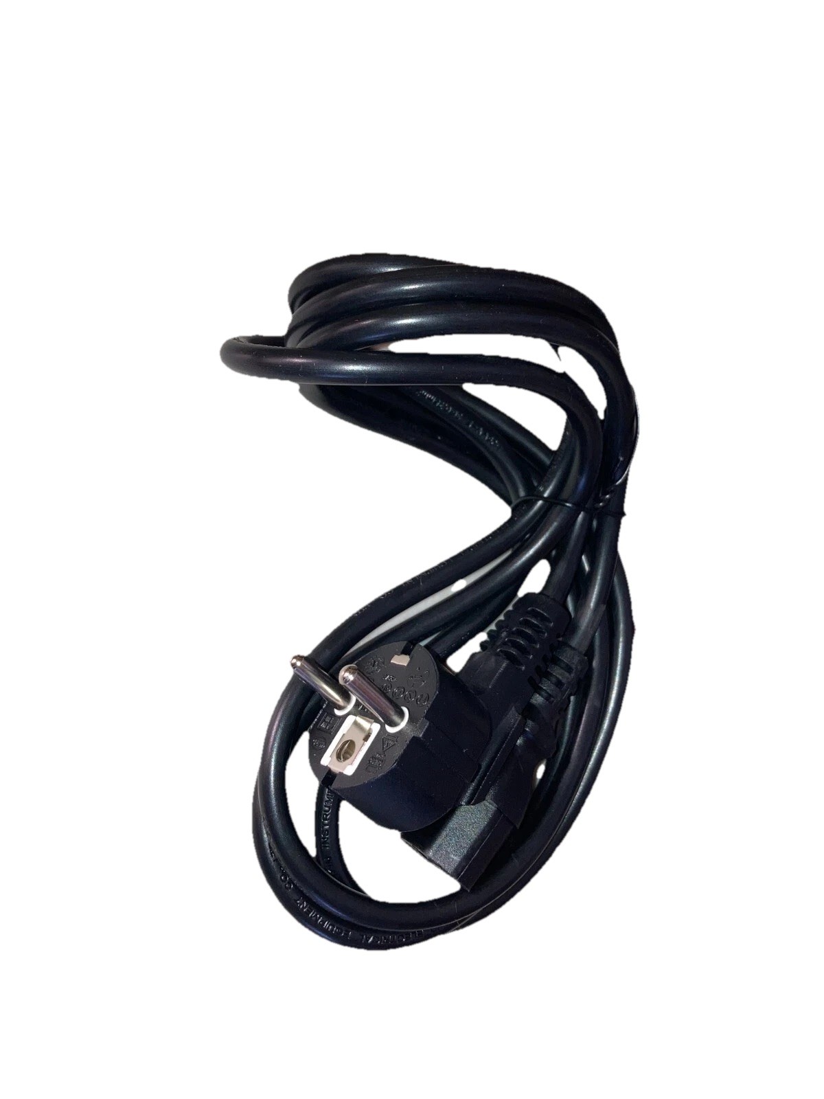 EU Euro European Monitor Computer Power Cord LP-33 LS-60 10A 250V 6ft - New