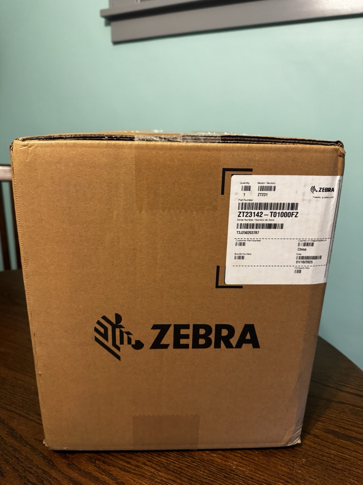 Zebra ZT23142-T01000FZ ZT231 Thermal Transfer Printer - Monochrome - Label Print