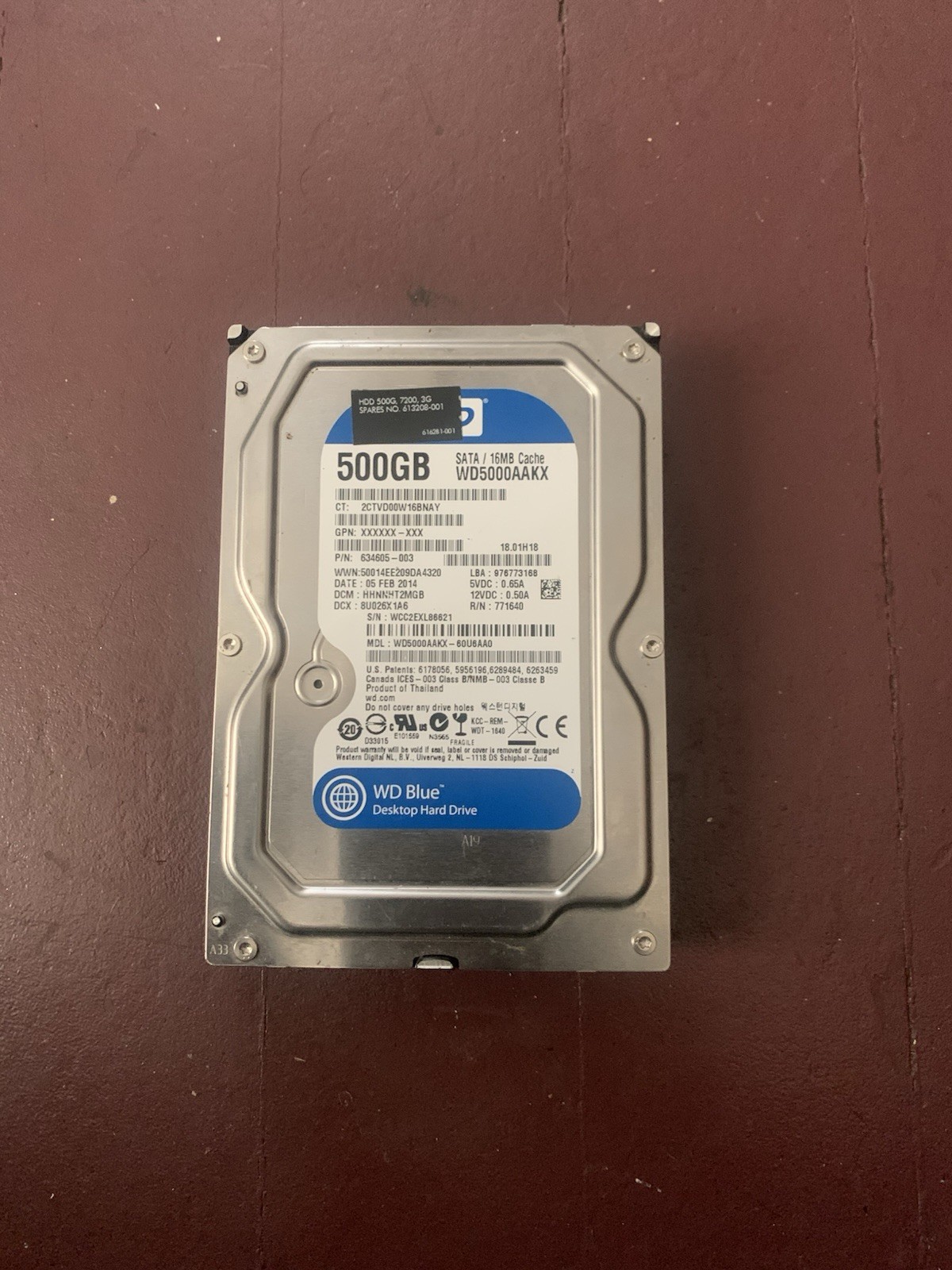 HP Pavilion Elite HPE-410y - 500GB Hard Drive Windows 7 Home Premium 64-Bit