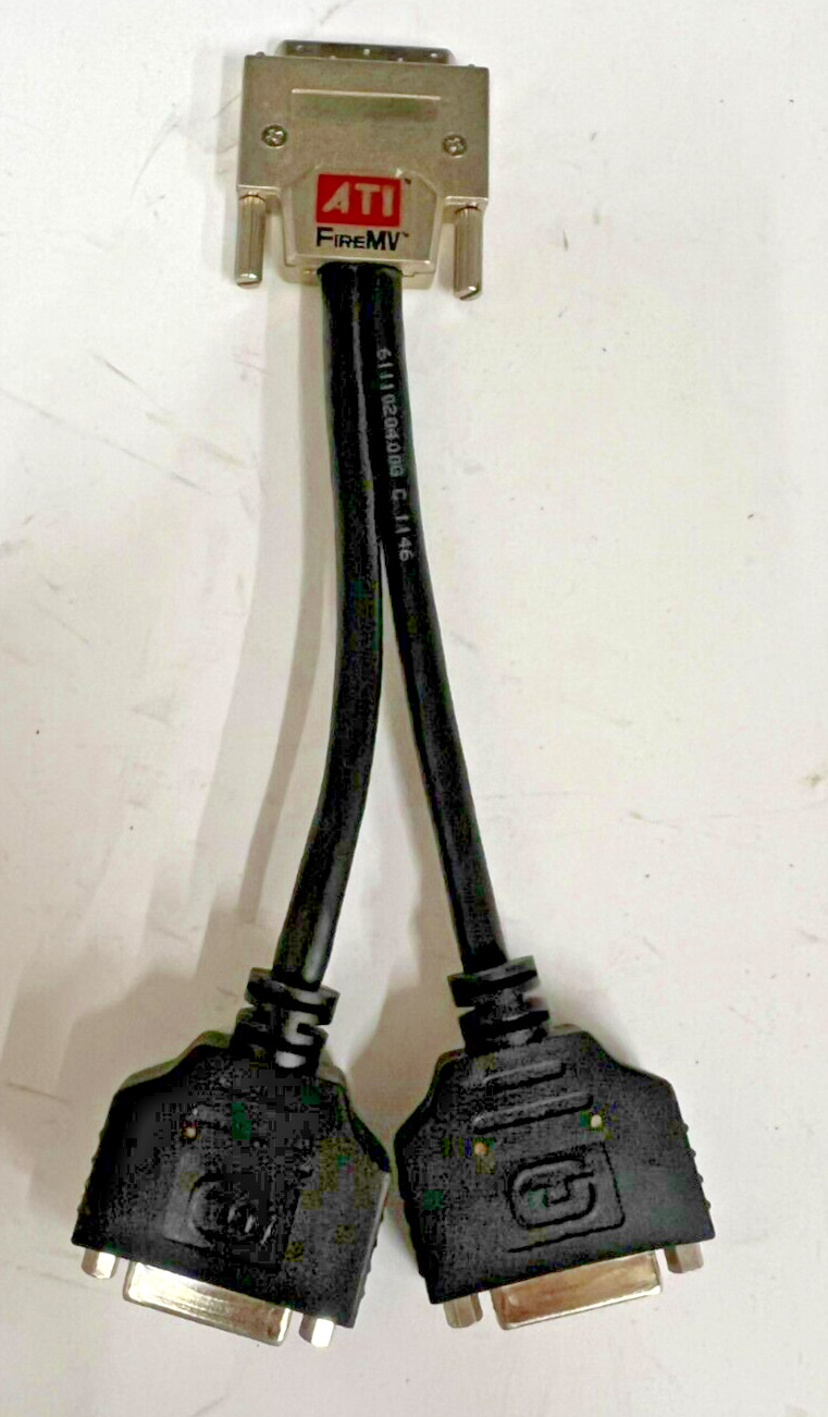 ATI FireMV 6111020400G VHDCI to Dual DVI Splitter Cable