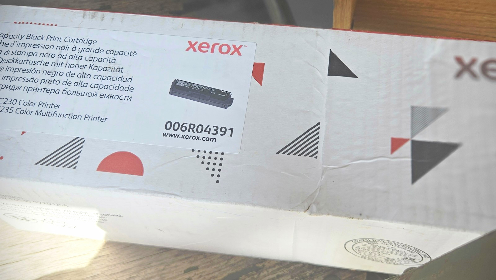 Xerox 006R04391 High Capacity Black Laser Toner Cartridge for C230 C235