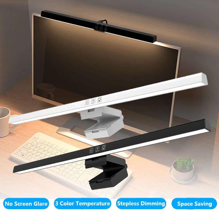 50cm USB LED Monitor Light Bar — Stepless Dimming, Glare-Free Screen Bar