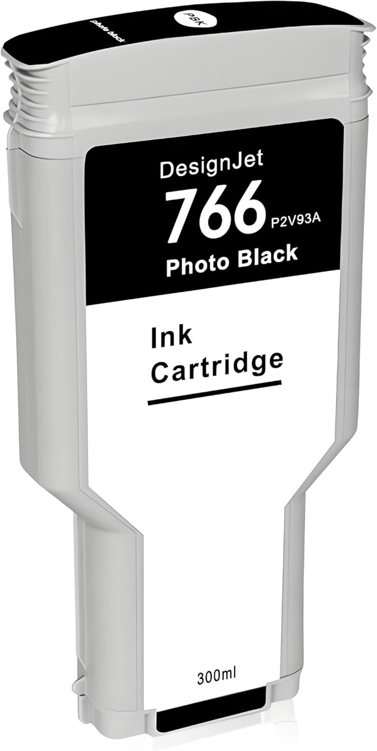 NEW 766 Photo Black Ink Cartridge 300ml for HP DesignJet XL3600 Printer 3ED57A