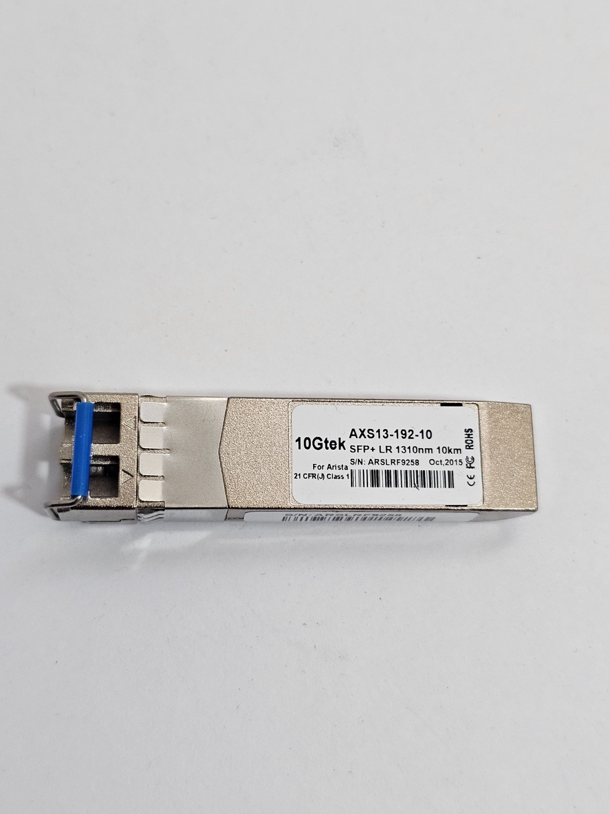 10Gtek AXS13-192-10 SFP+ LR 1310nm 10km For Arista AXS13-192-10-ARI