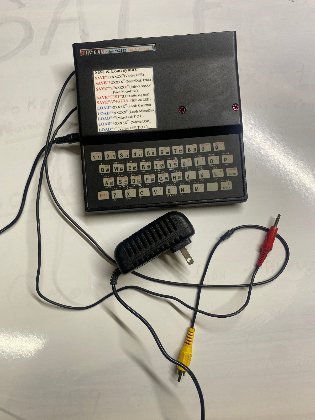 Timex Sinclair 1000/ZX81NU with micro disk, composite, & built in HDMI port-read