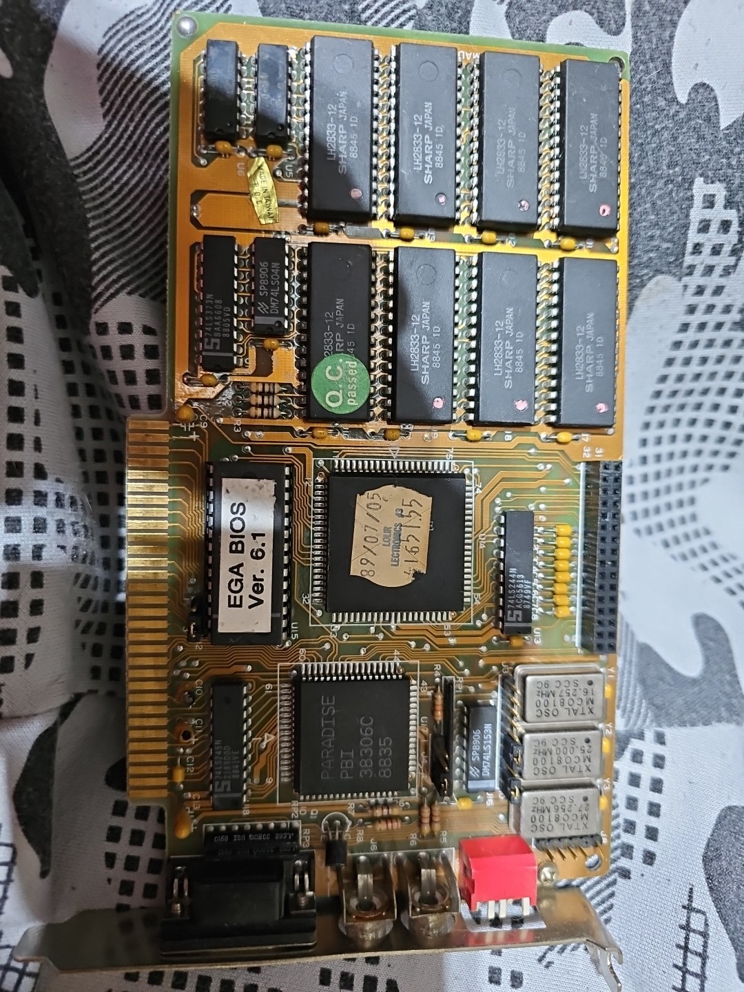 IBM 5150 5160 Vintage Retro Gaming Western Digital Paradise PEGA2A ISA 8bit EGA