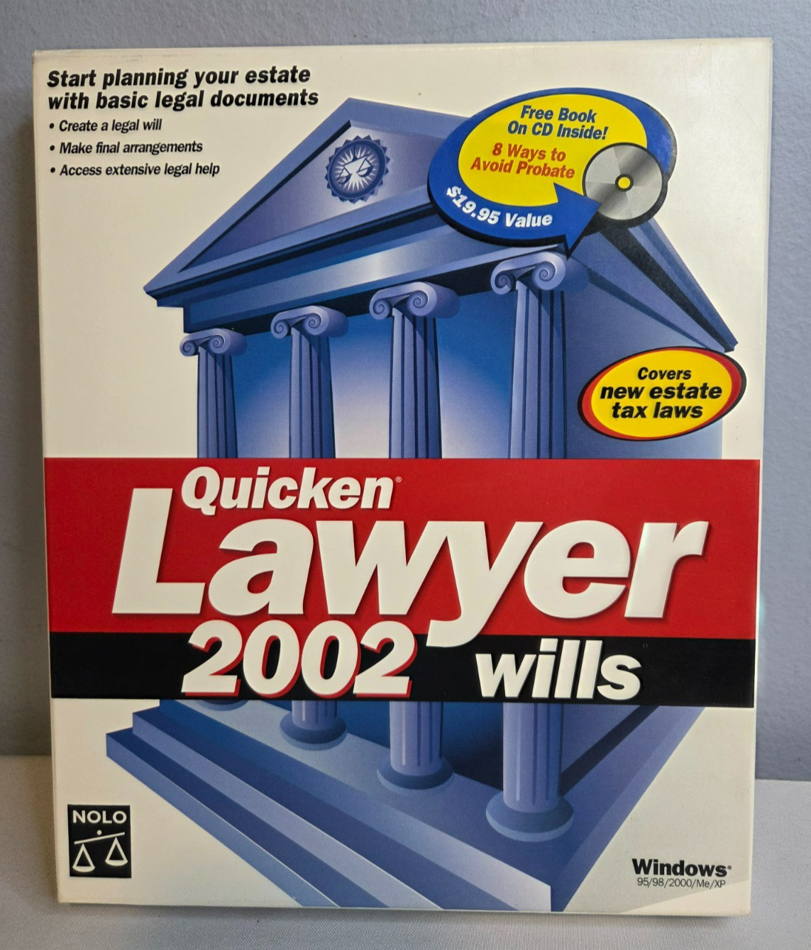 Quicken Lawyer 2002 Wills Software New