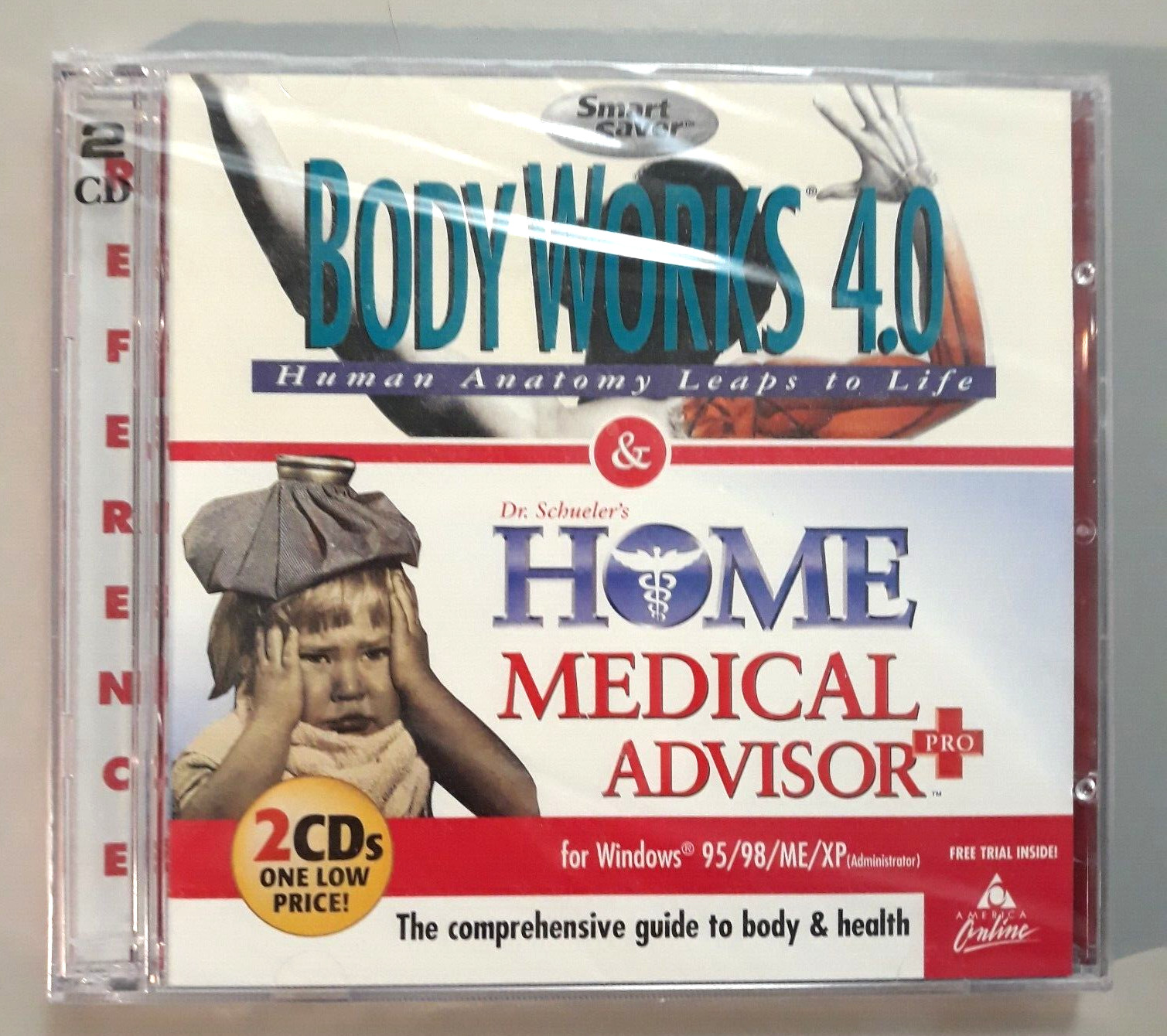 Body Works 4.0 Human Anatomy and Dr Schueler's Home Medical Advisor PC 2 CD Set