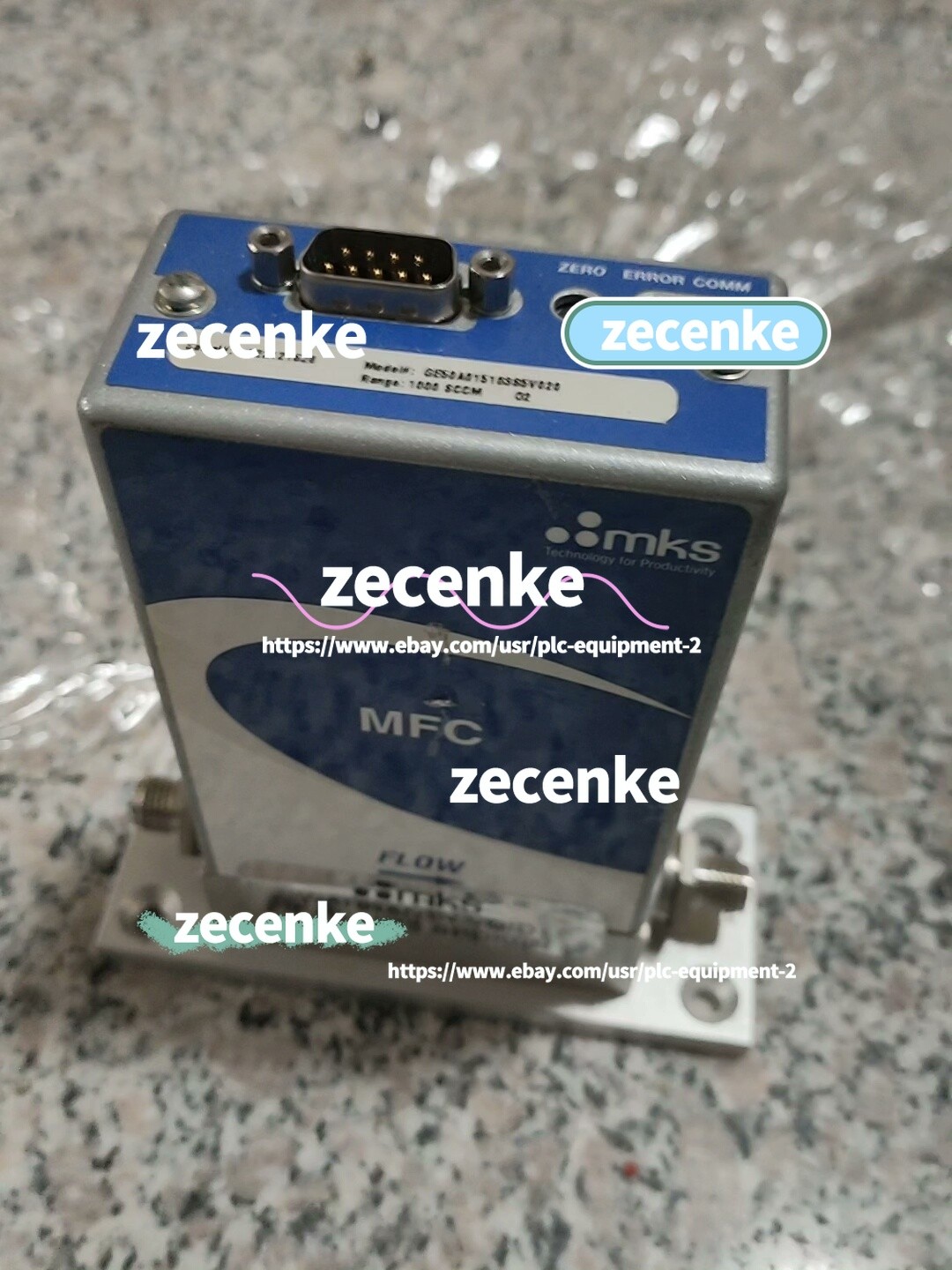 ONE USED GE50A015103S5V020 1000SCCM # FedEx / DHL