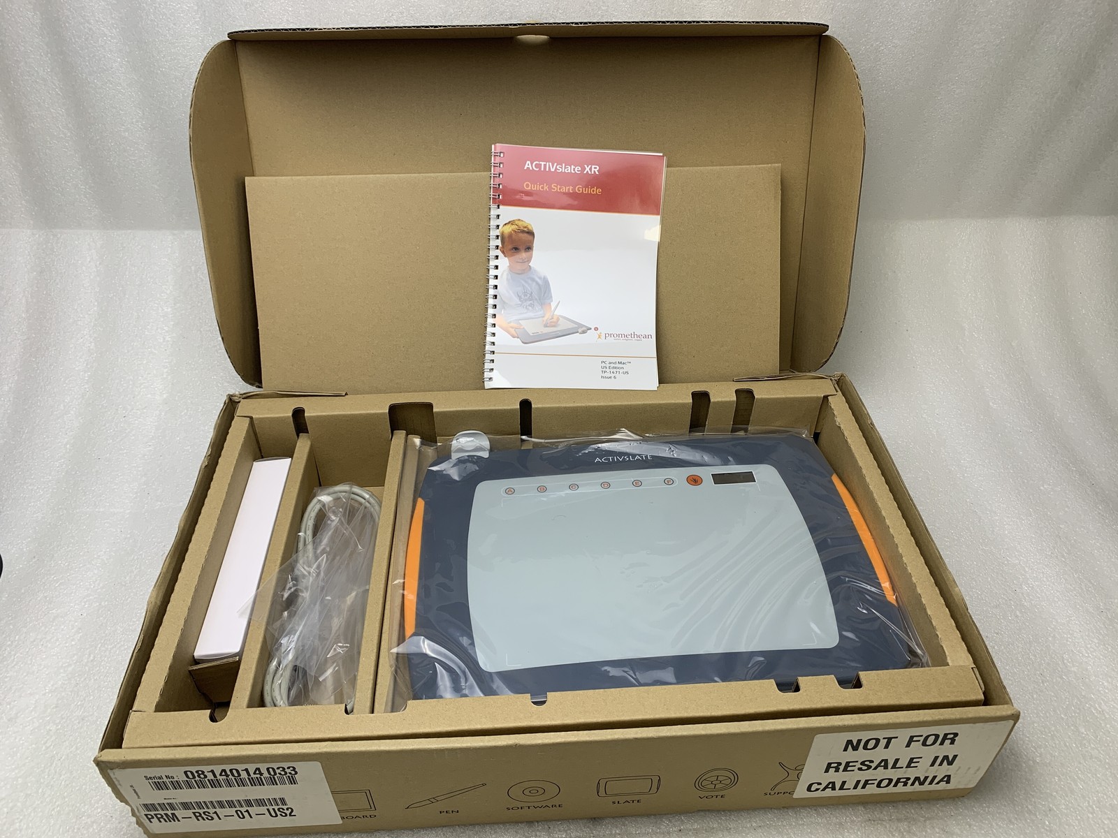 Promethean ActivSlate 60 wireless graphics tablet (Model PRM-RS1-01-US2)