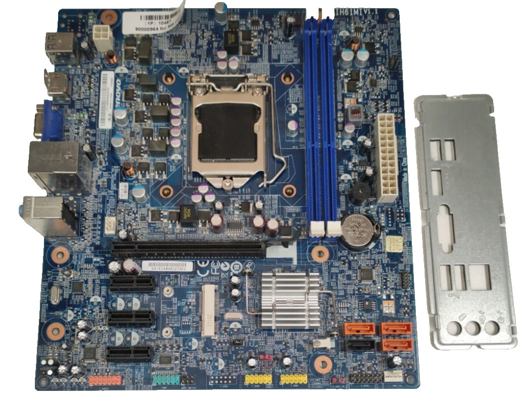 Lenovo H61H2-LM3 CIH61MI V1.1 Motherboard LGA1155, DDR3, with I/O Shield