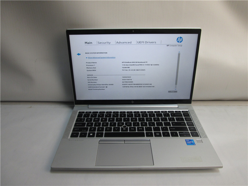 HP EliteBook 840 G8 Laptop i5-1145G7 2.6GHz 16GB 256GB SSD Windows 11 COA