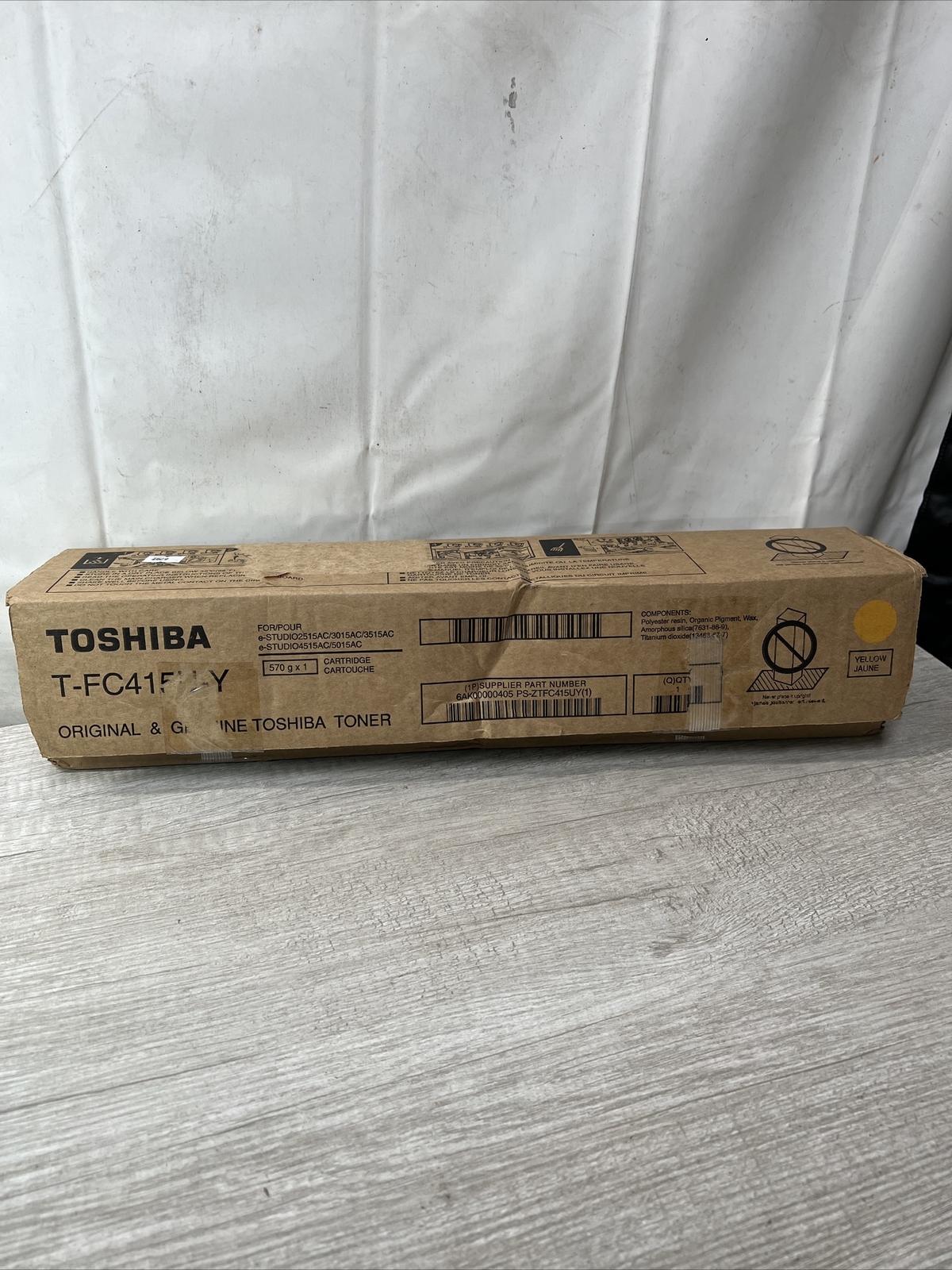 Toshiba T-FC415U-Y Original & Genuine Toner Cartridge Yellow