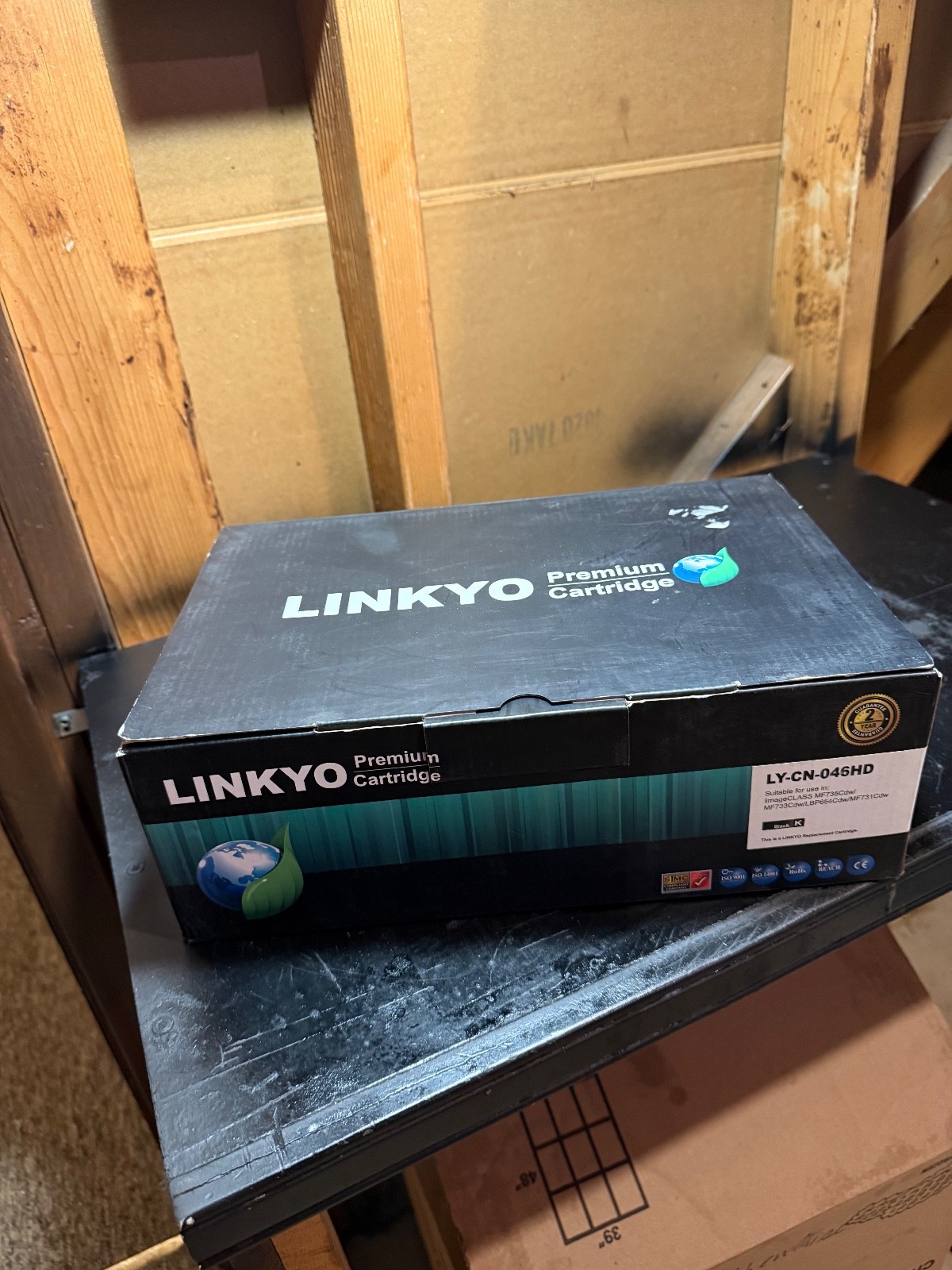 Brand new in an open box double pack Linkyo Ly-cn-046hd Black toner replacement