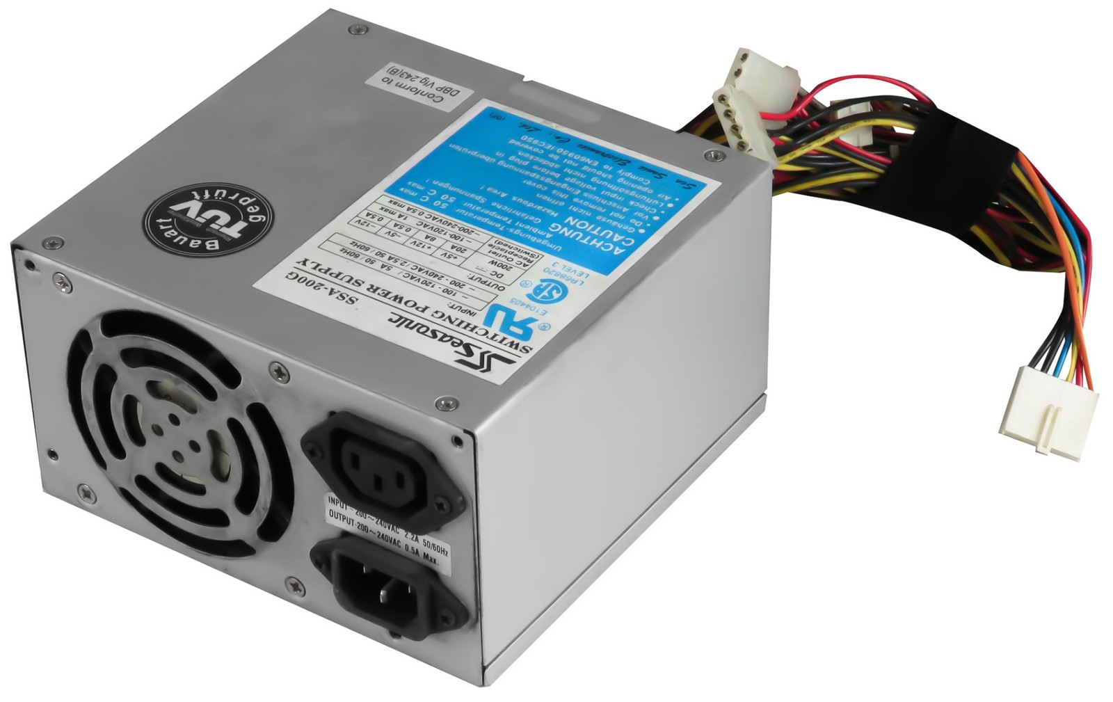SEASONIC SSA-200G 200W AT MOLEX FDD