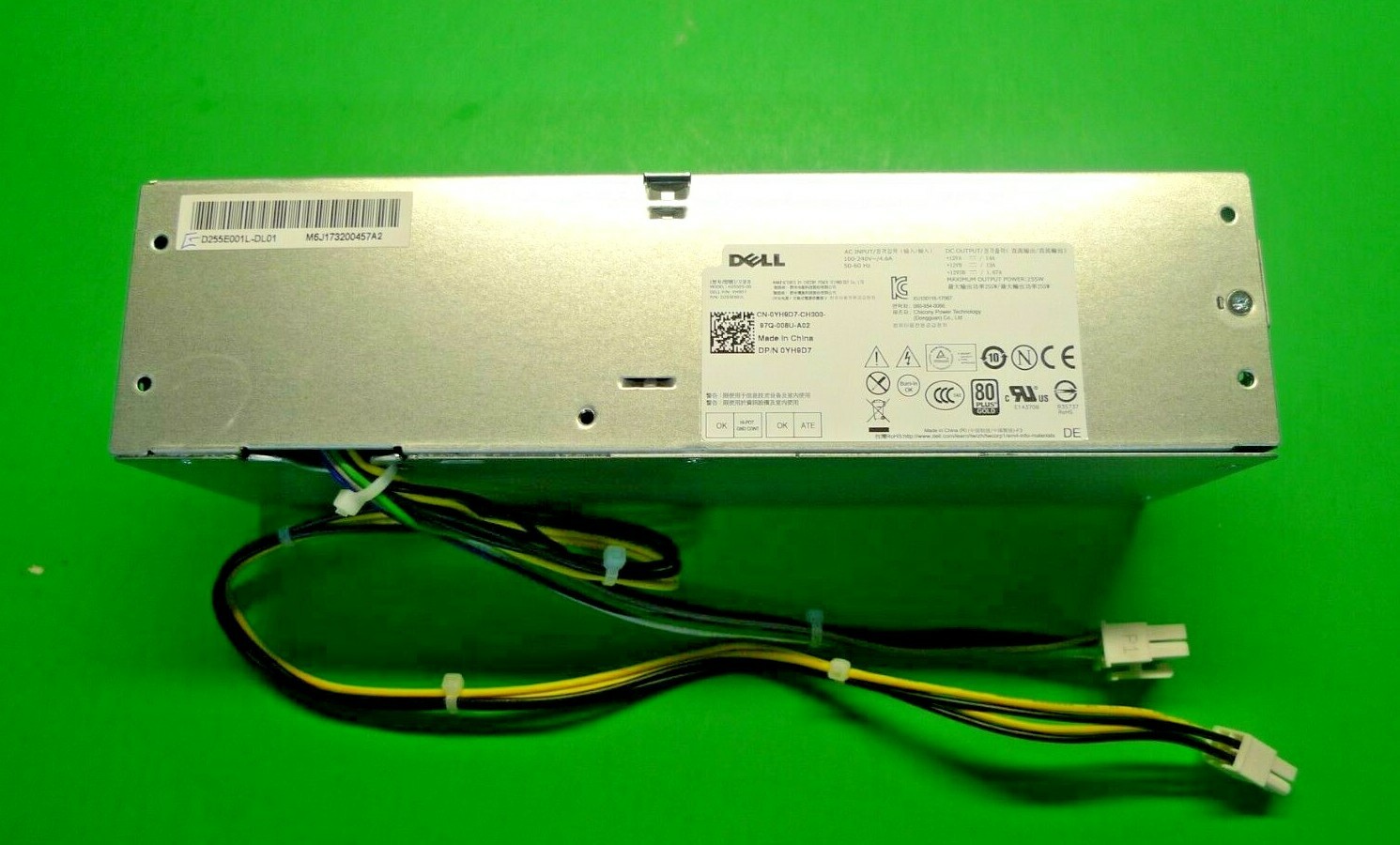 NEW Dell Optiplex 3020 7020 9020 SFF 255W Power Supply H255ES-00 YH9D7