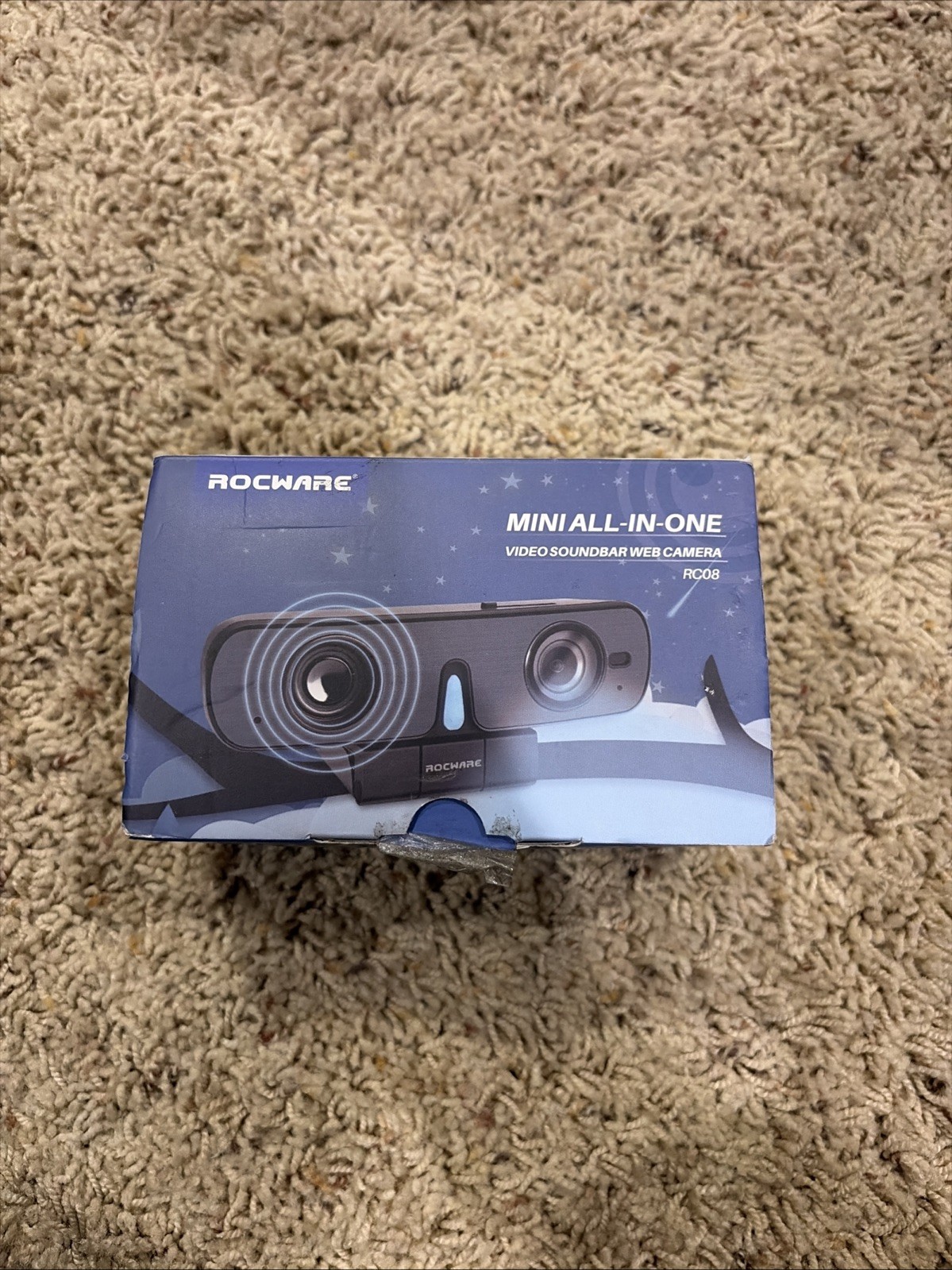 ROCWARE RC08 Mini All-in-One Video Camera Computer Confrencing Gaming Soundbar