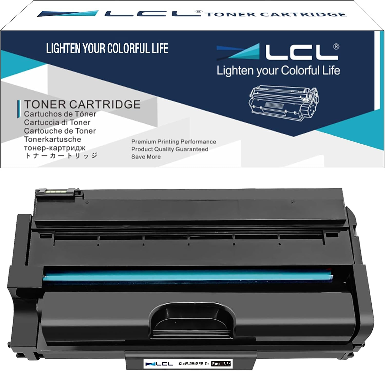 Compatible Toner Cartridge Replacement for Ricoh 406989 SP 3500DN 3500N 3500SF 3