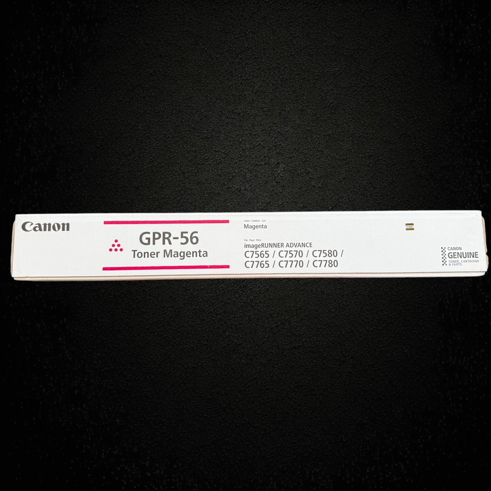 Genuine Canon GPR-56 Magenta Toner Cartridge OEM 1000C003AA New Sealed C7565 C77
