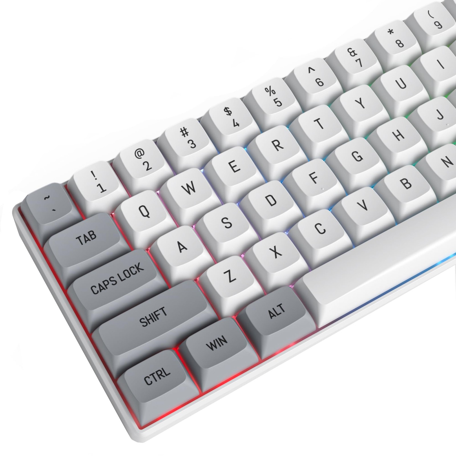 CSA Profile 118 Keys DoubleShot PBT Keycap Custom Keycaps Grey Set