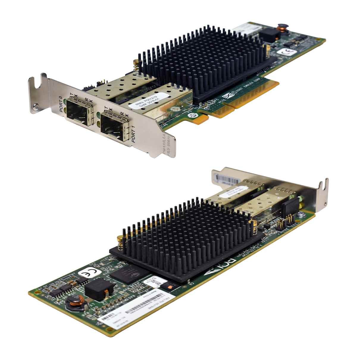 IBM Emulex LPE12002 00JY848 Dual Port 8G SFP+ PCIe x8 FC HBA LP