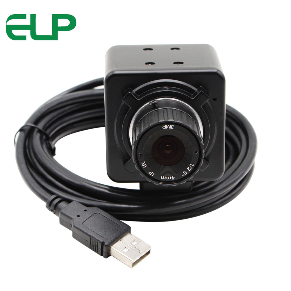ELP 8MP USB2.0 Electronic Camera with 6mm Manual Focus Lens MJPEG YUY2 Webcamera