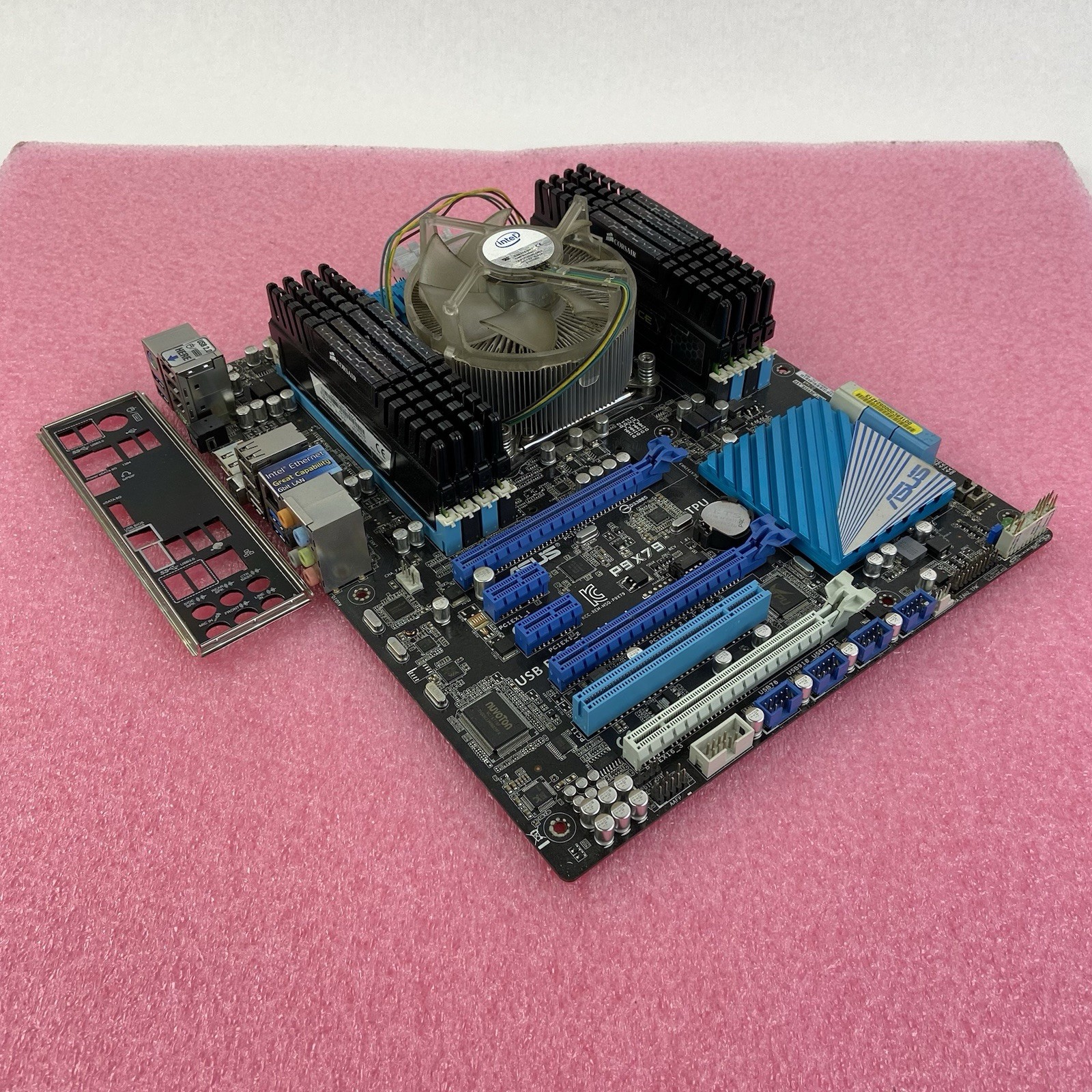 ASUS P9X79 Motherboard Intel Core i7-4820K 3.7GHz 32GB RAM w/IO Shield