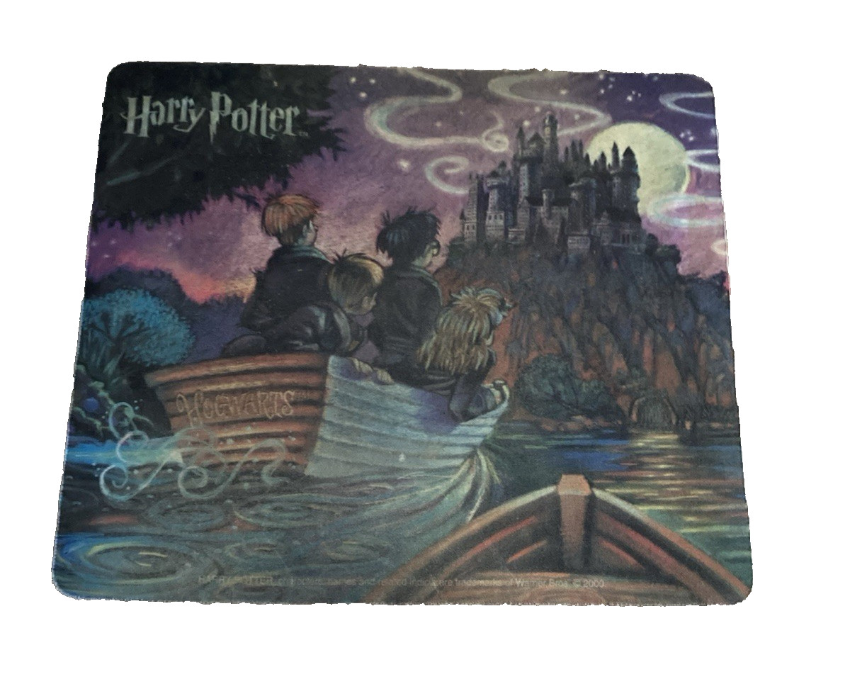 Rare - 2000 Harry Potter Journey To Hogwarts - Computer Mouse Pad