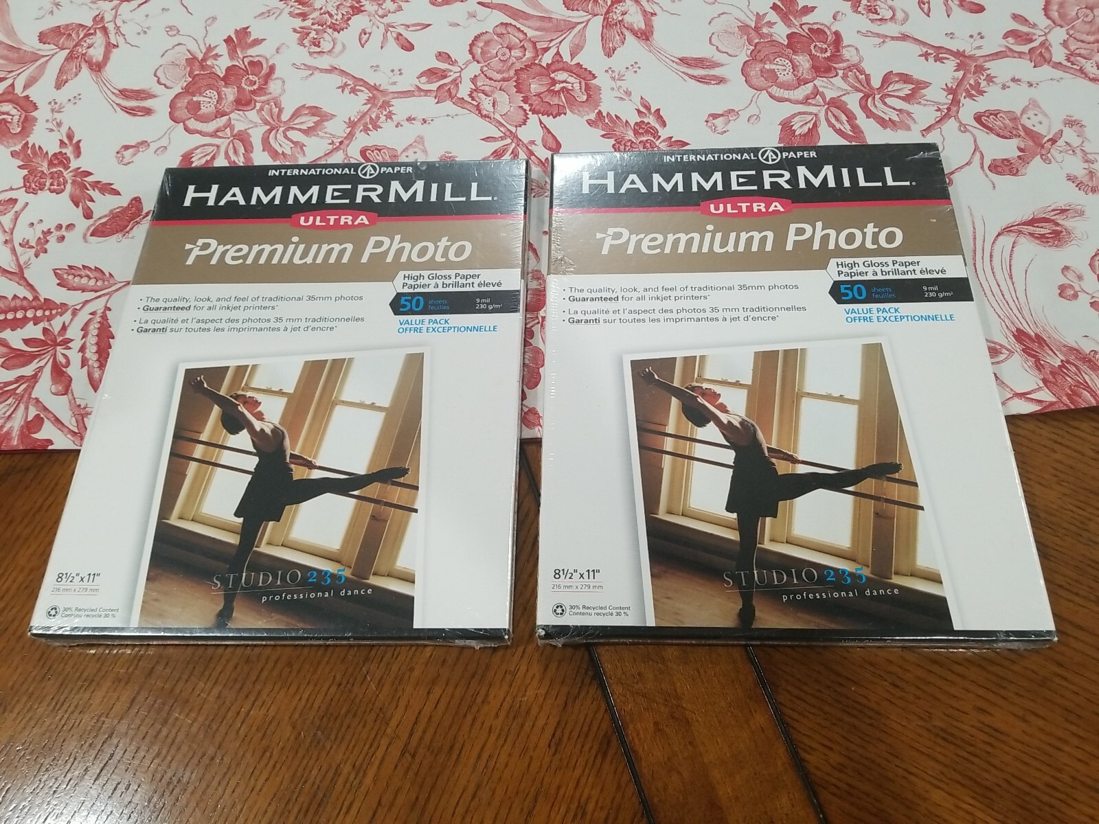 100 Sheets 8.5" X 11" Ultra Premium HIGH GLOSS Photo Paper 9 Mil Hammer Mill NEW