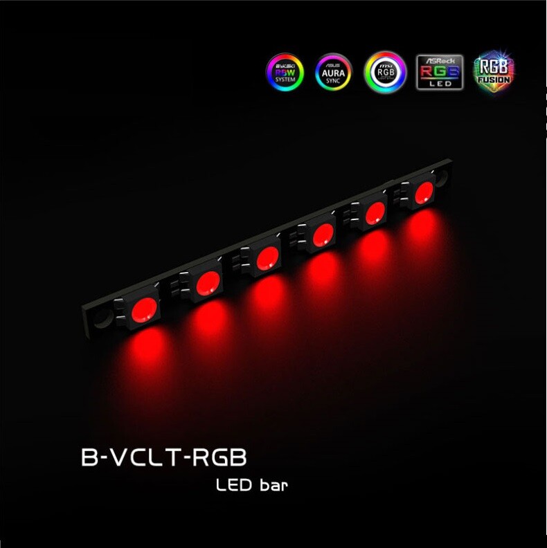 70mm 100mm 150mm 200mm 12V RGB LED light strip for Bykski GPU Water Block