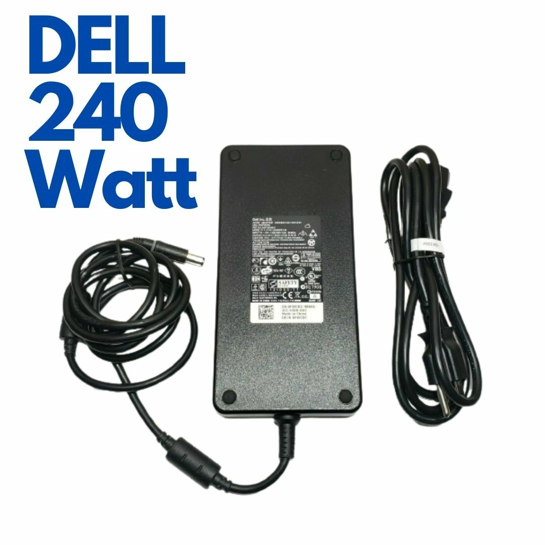 240W Dell Authentic Power Supply Adapter for Dock WD19DC Docking Station w/cord