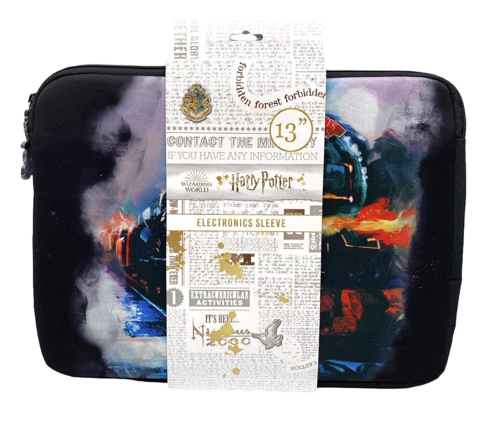 Harry Potter Hogwarts Express 13" Laptop/Tablet Zip Sleeve Case Platform 9 ¾